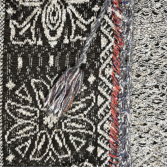 Free People Kai Open Front Pom Pom Tassel Tie Hooded Duster Cardigan - Picture 6 of 14